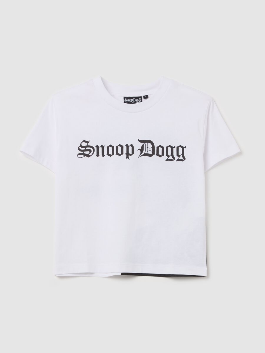 Crop T-shirt with Snoop Dogg print_4