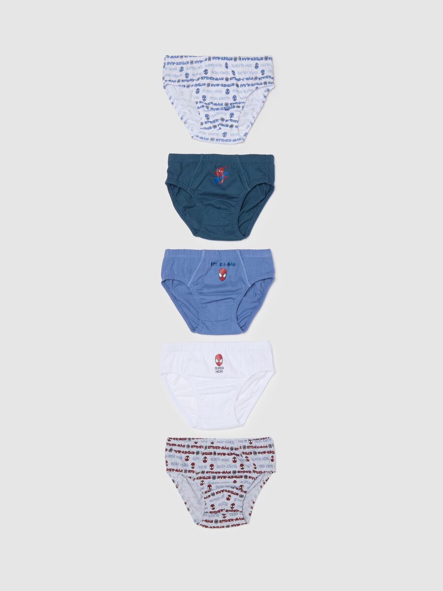 Multipack Kids' Multicoloured Cotton Regular Fit Briefs_0