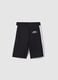 Black pure cotton shorts_4