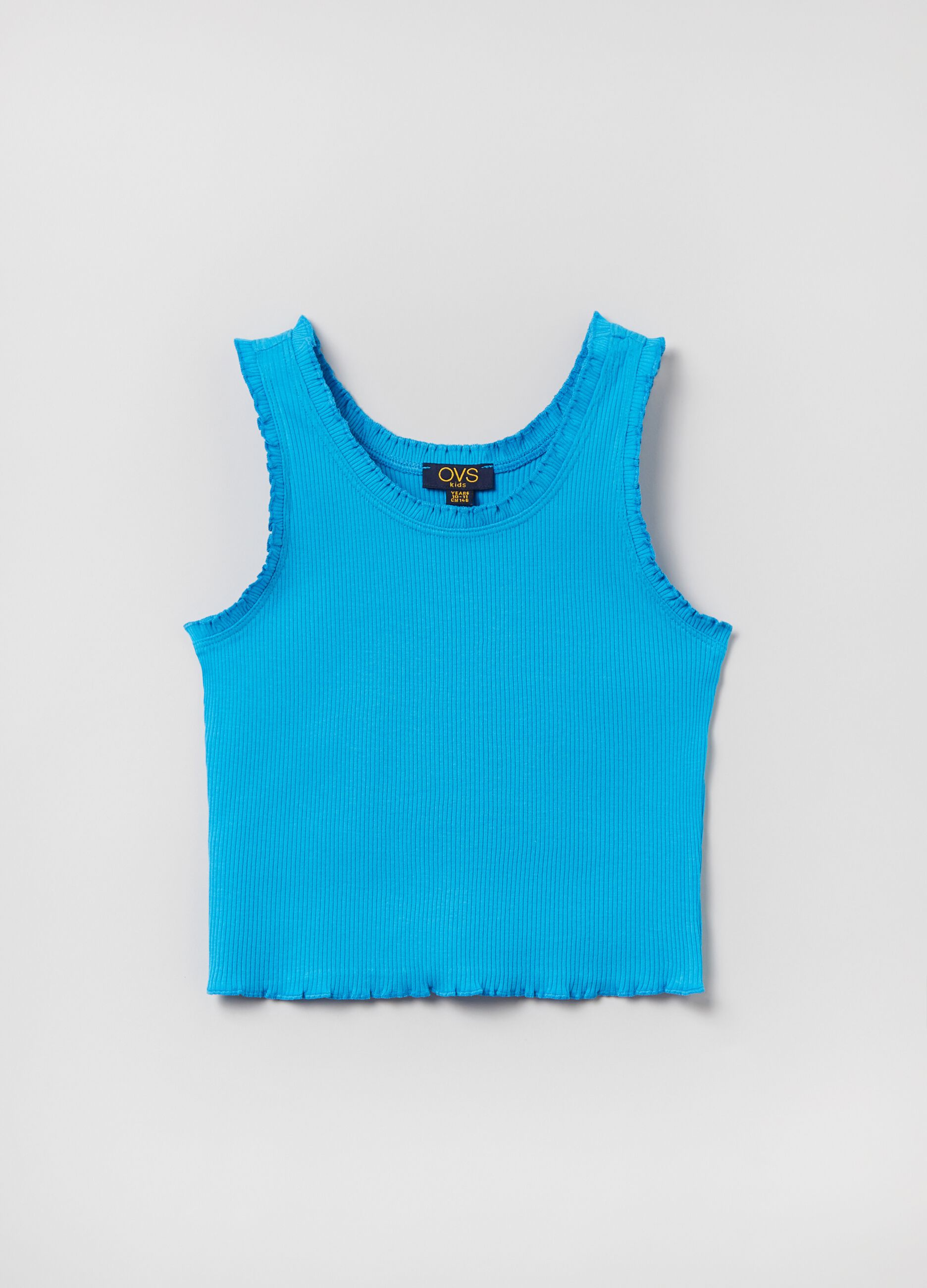 Tank top stretch con rouches_0