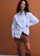 Light blue pure cotton poplin shirt with classic collar, regular fit_0