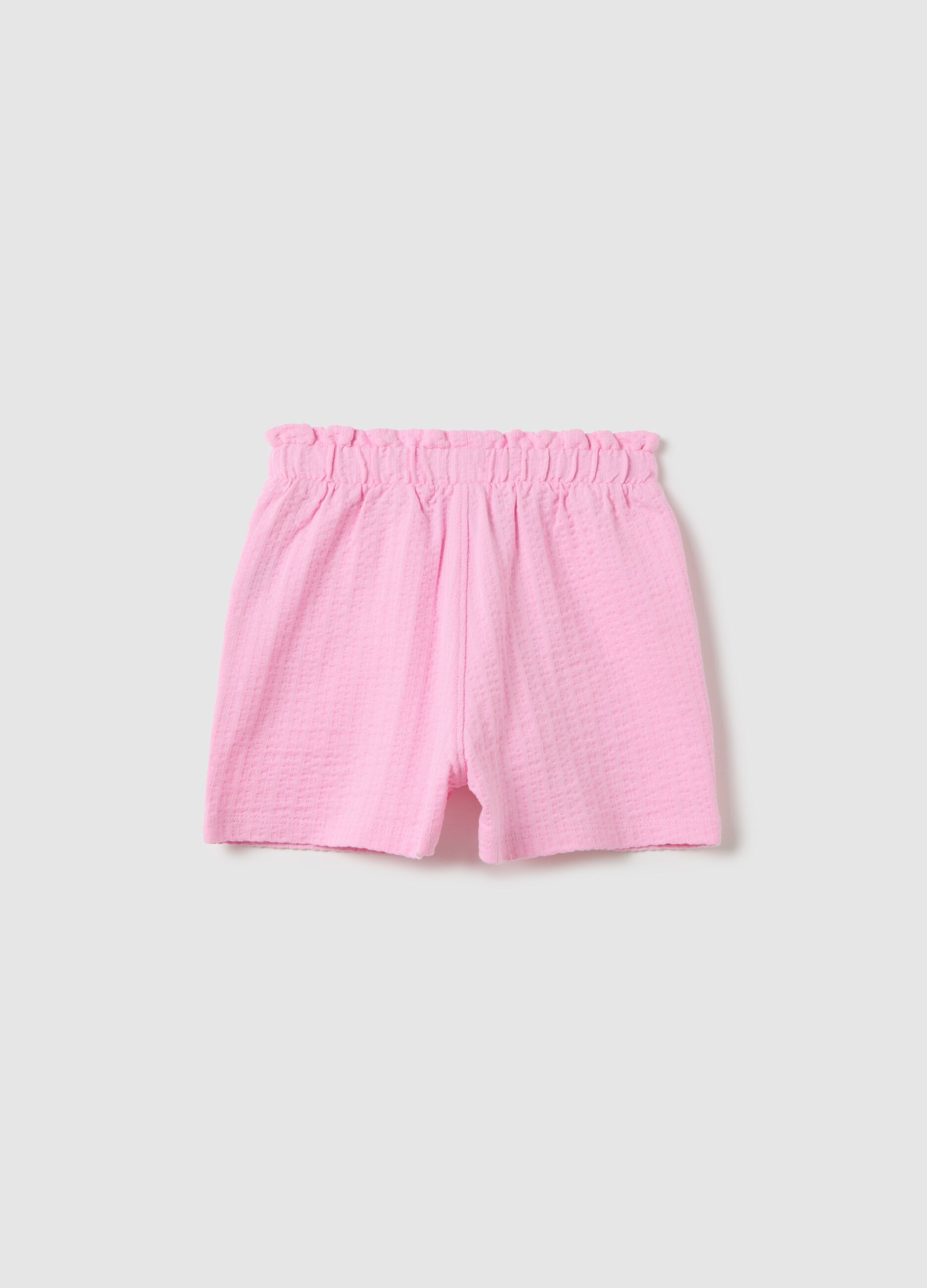 Fagottino pure cotton pink shorts
