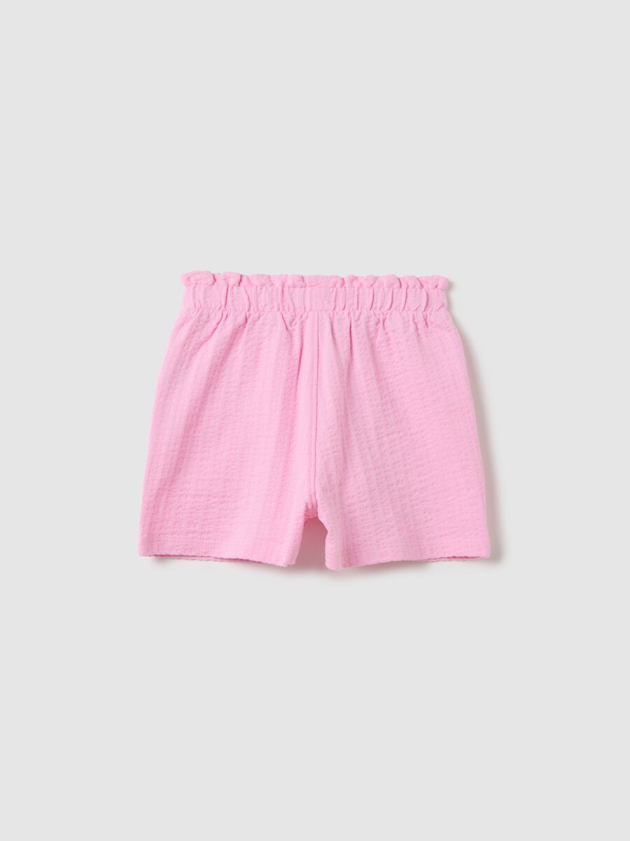 Fagottino pure cotton pink shorts_1
