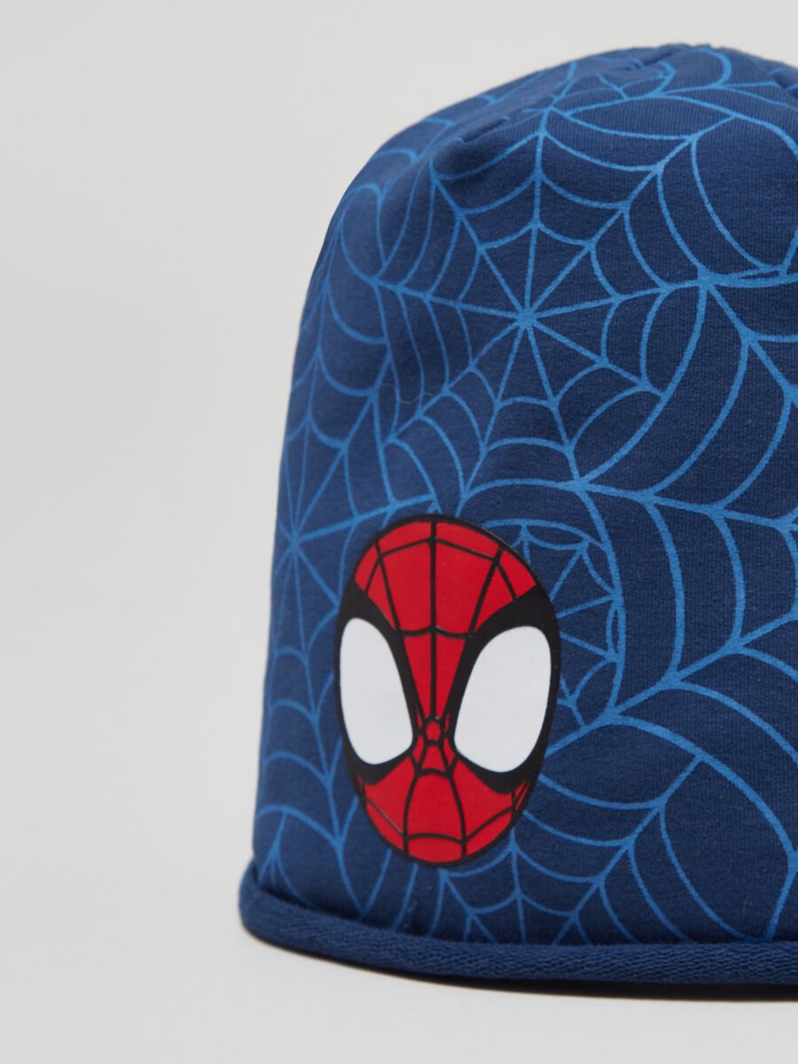 Berretto in French Terry stampa Spidey_2