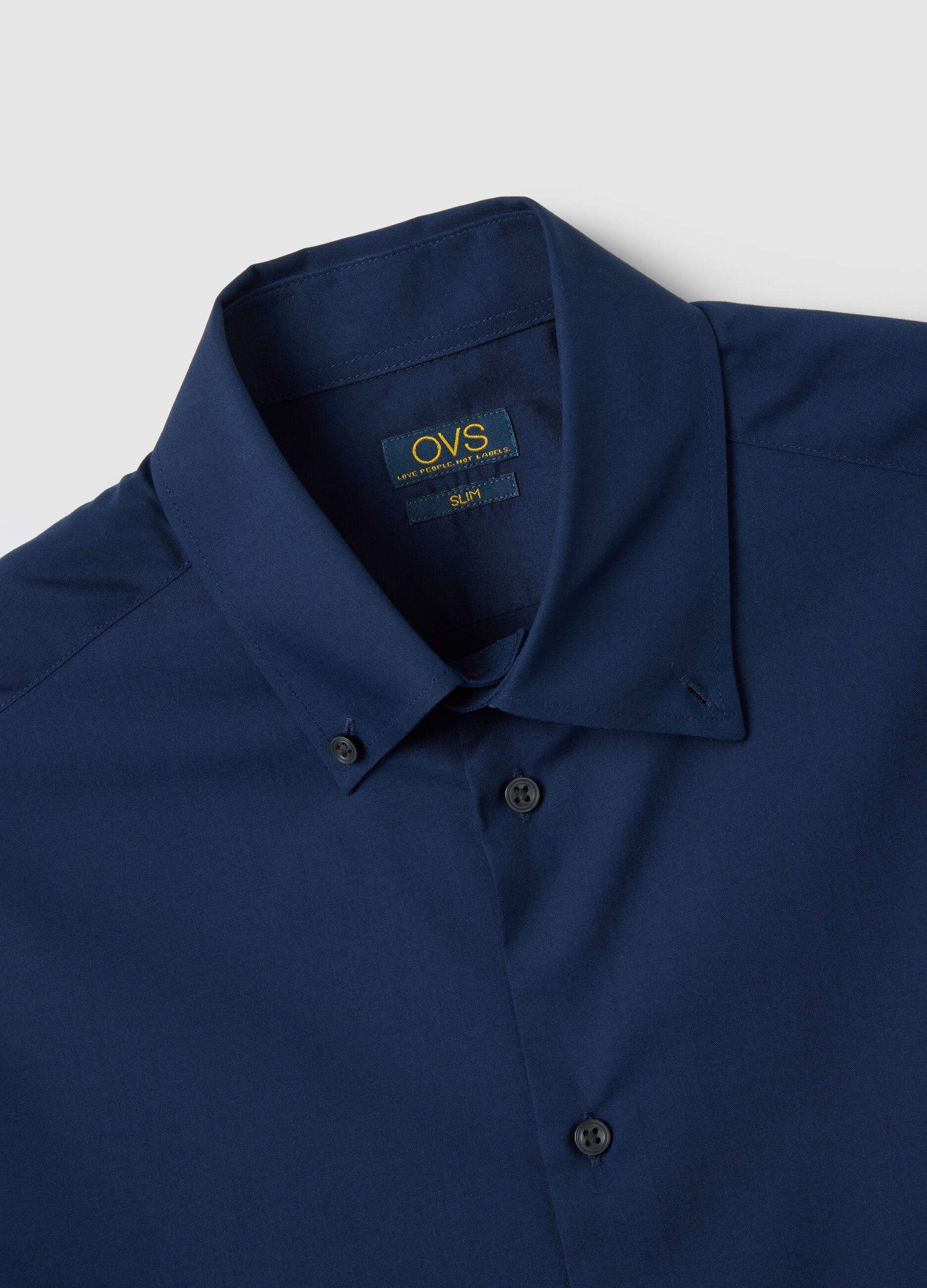 Slim fit blue shirt