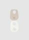 Twin pack multicolour pure cotton baby bibs with embroidery_0