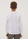 White pure organic cotton crew-neck T-shirt with skull print for boys_2