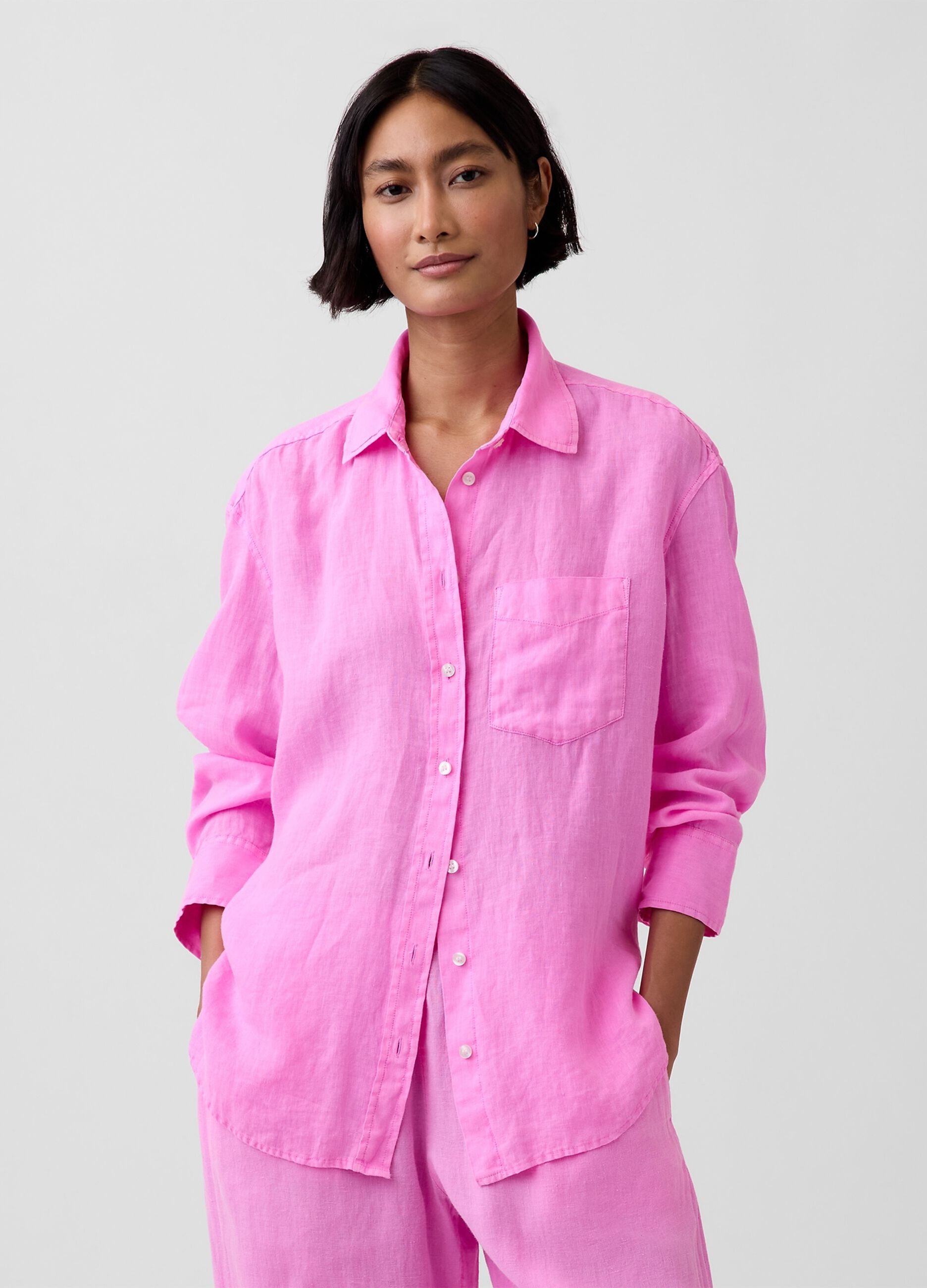 Pure linen shirt