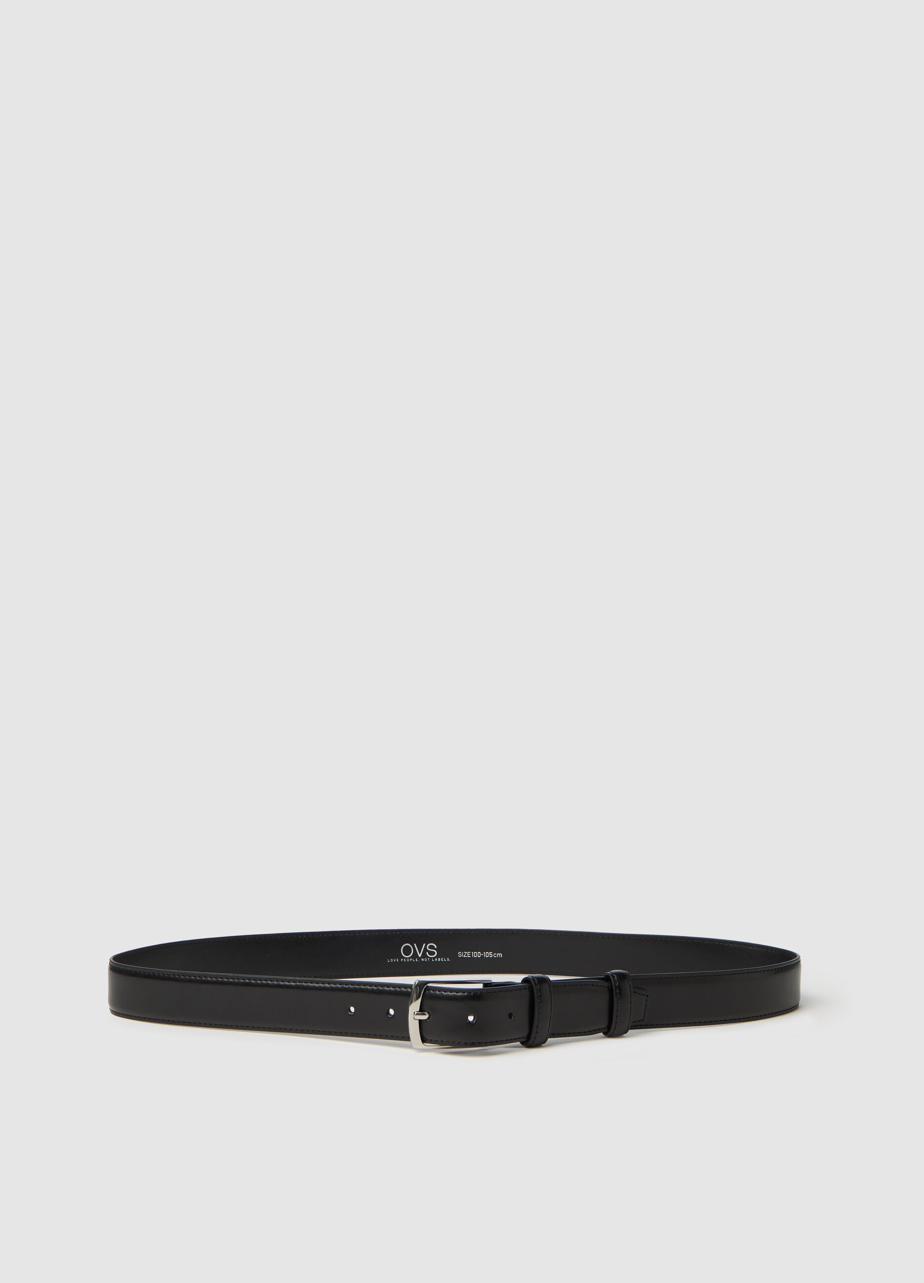 Smooth black belt