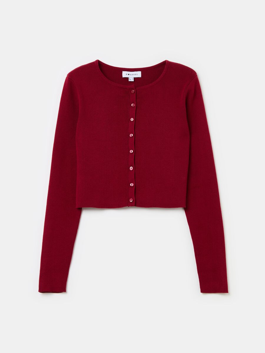 Ribbed crop cardigan_4