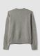 Maglia grigia in viscosa elasticizzata girocollo jacquard_6