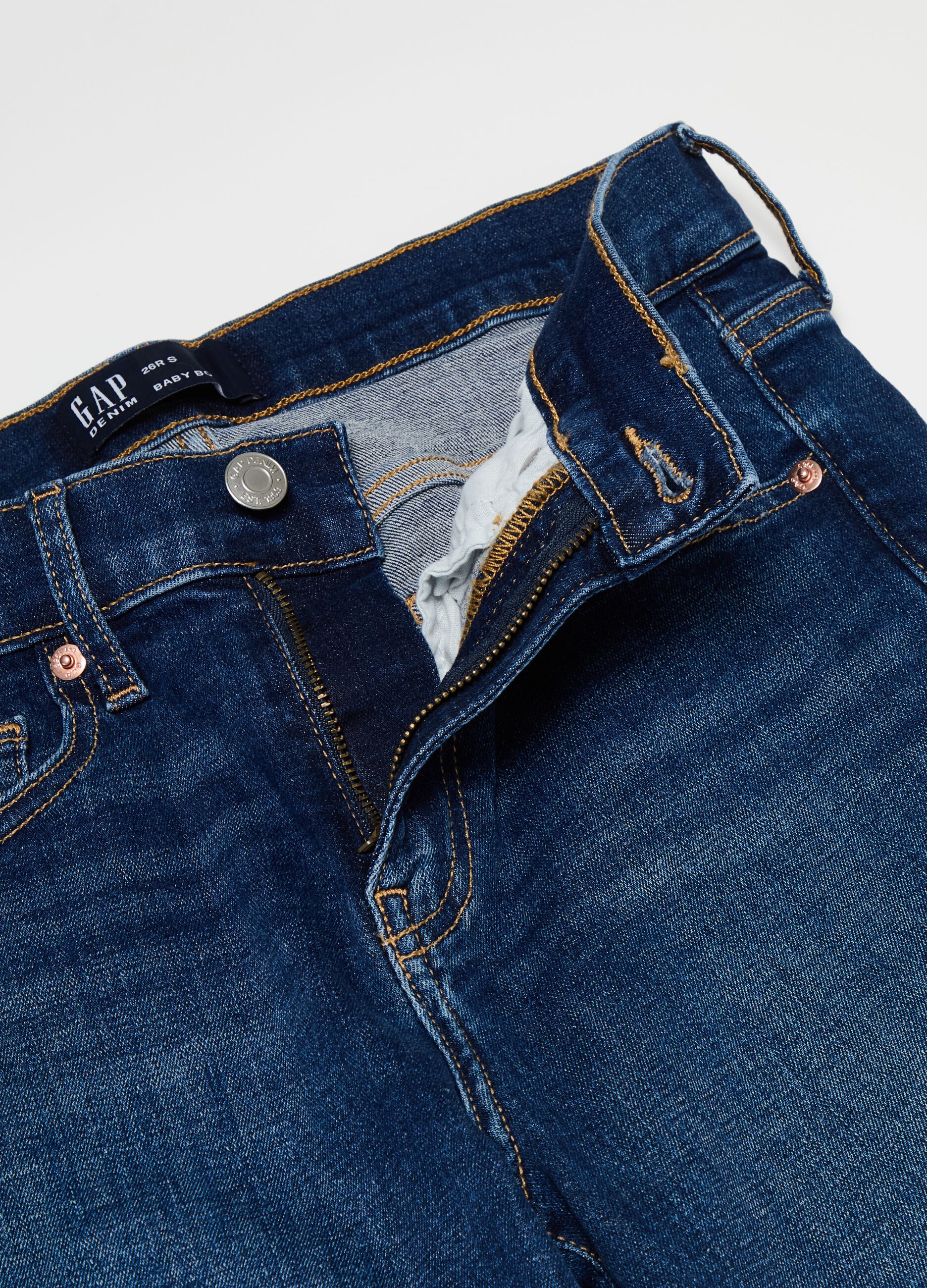 Jeans bootcut flare fit a vita alta