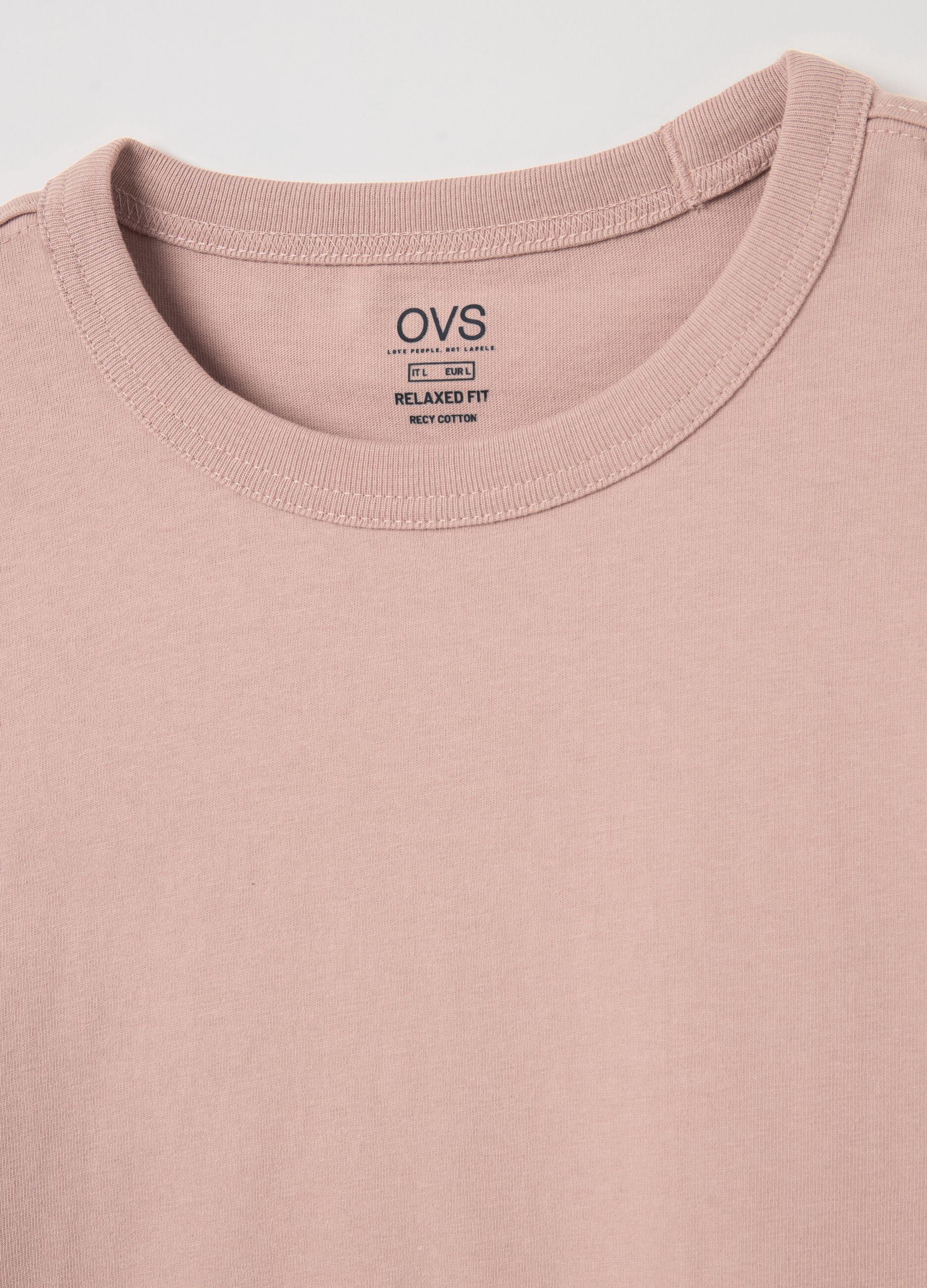 Relaxed-fit T-shirt with round neck