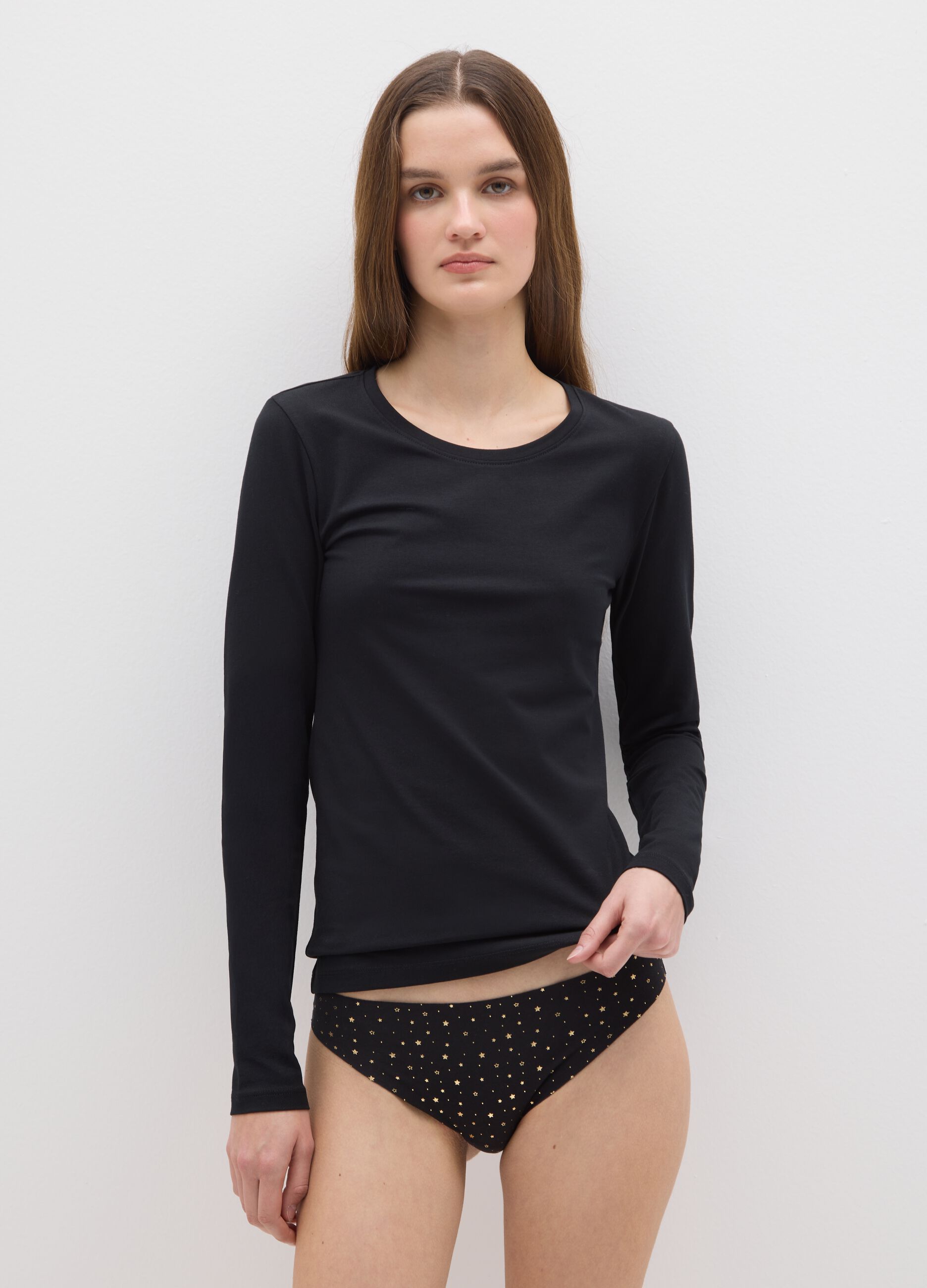 Multicolor Stretch Cotton Briefs