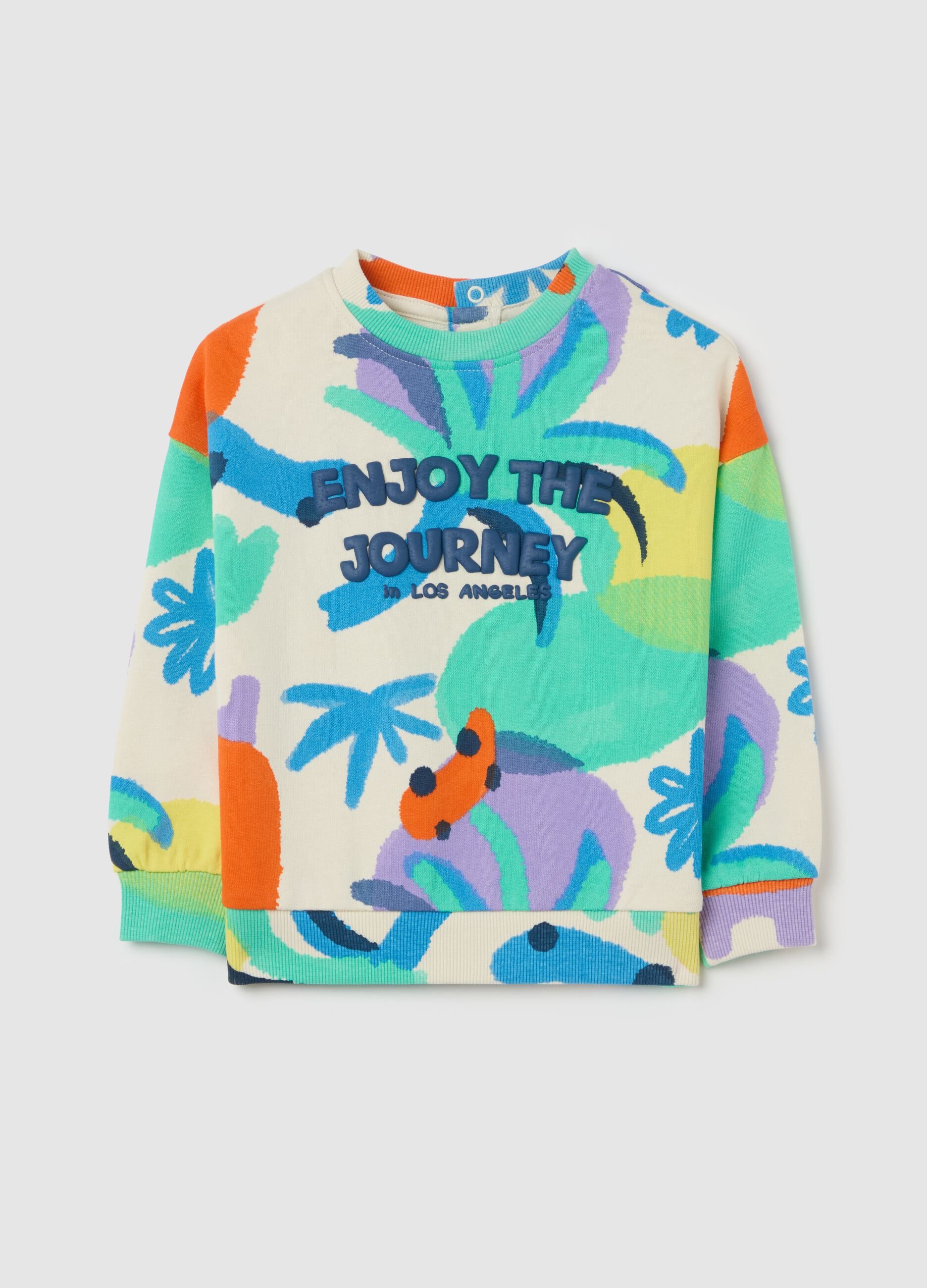 "Enjoy the Journey" sweatshirt in French terry