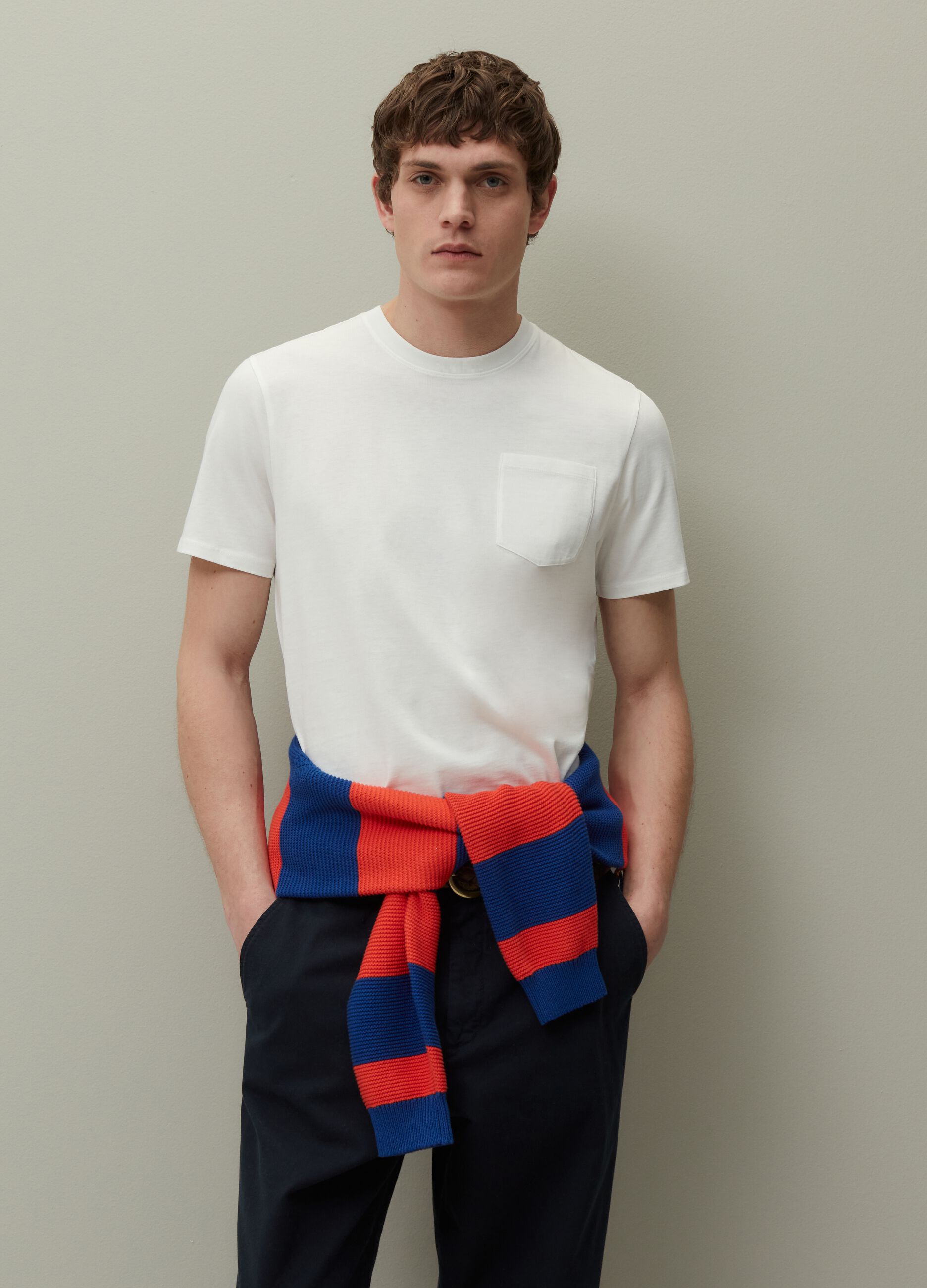 Ovs T-shirt in cotone Supima con tasca