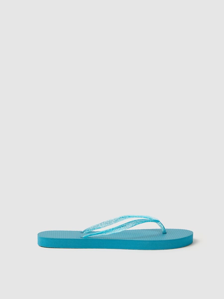 Women's light blue flip-flops_0