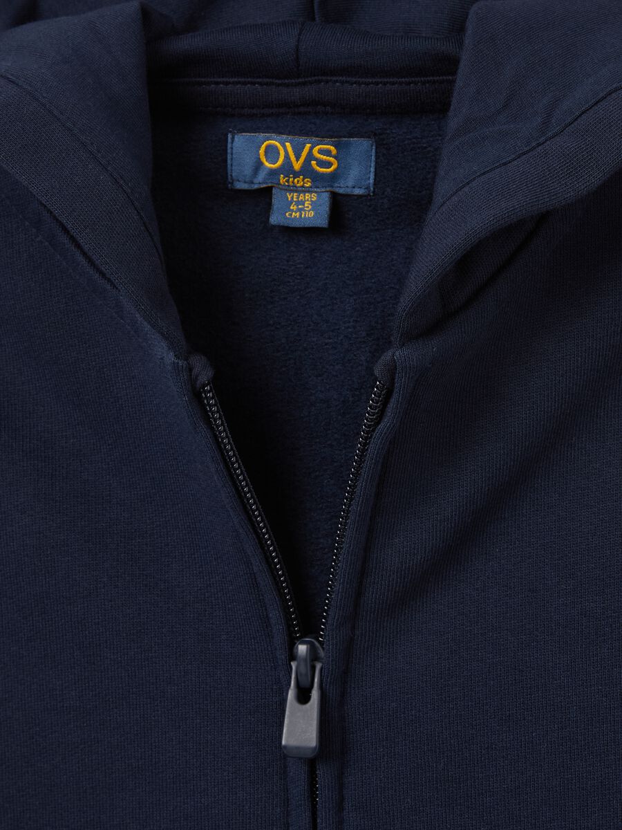 Organic cotton full-zip sweatshirt with hood_2