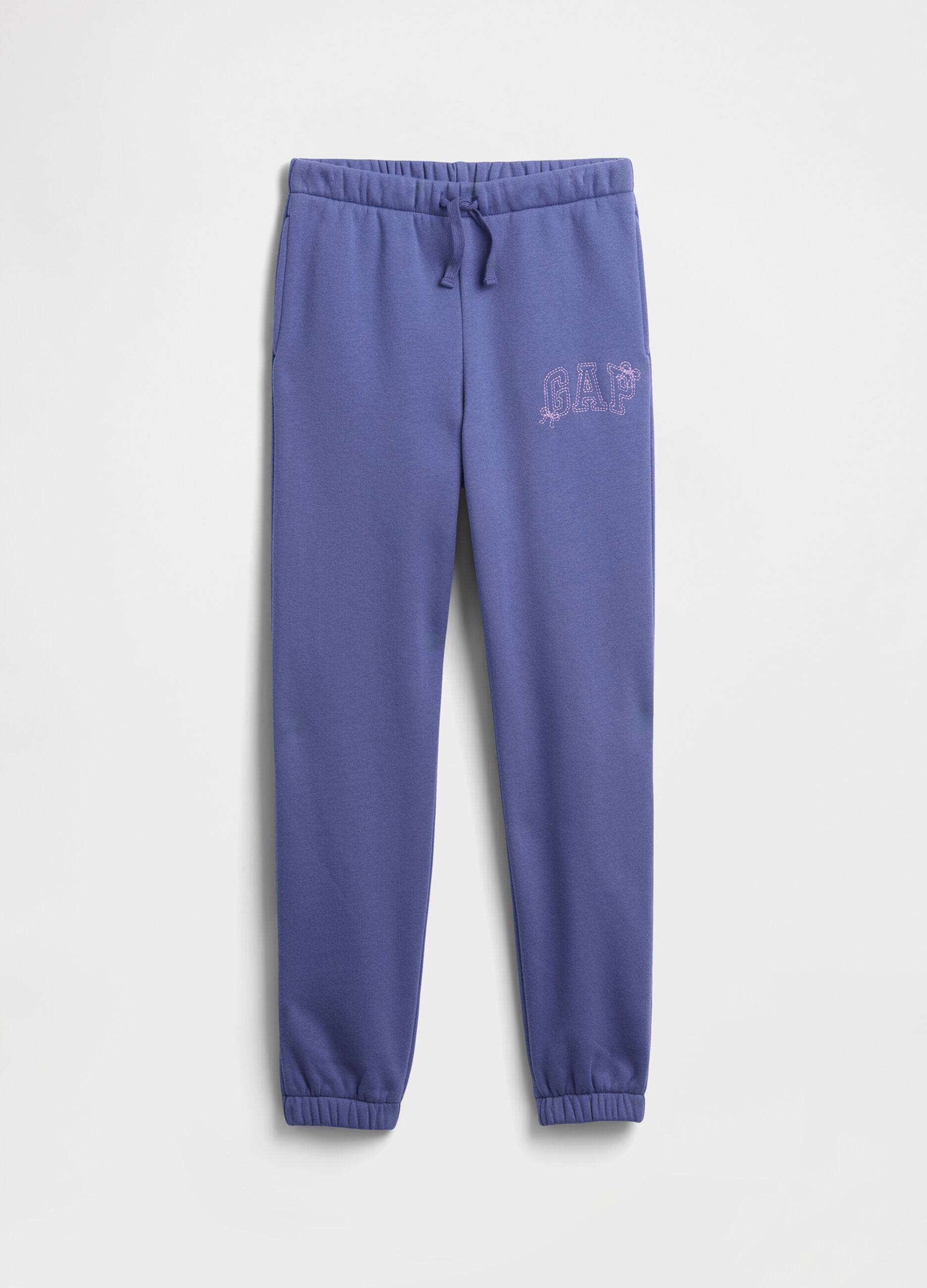 Girls' purple jogger trousers