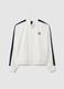 White sports jacket with blue details_0