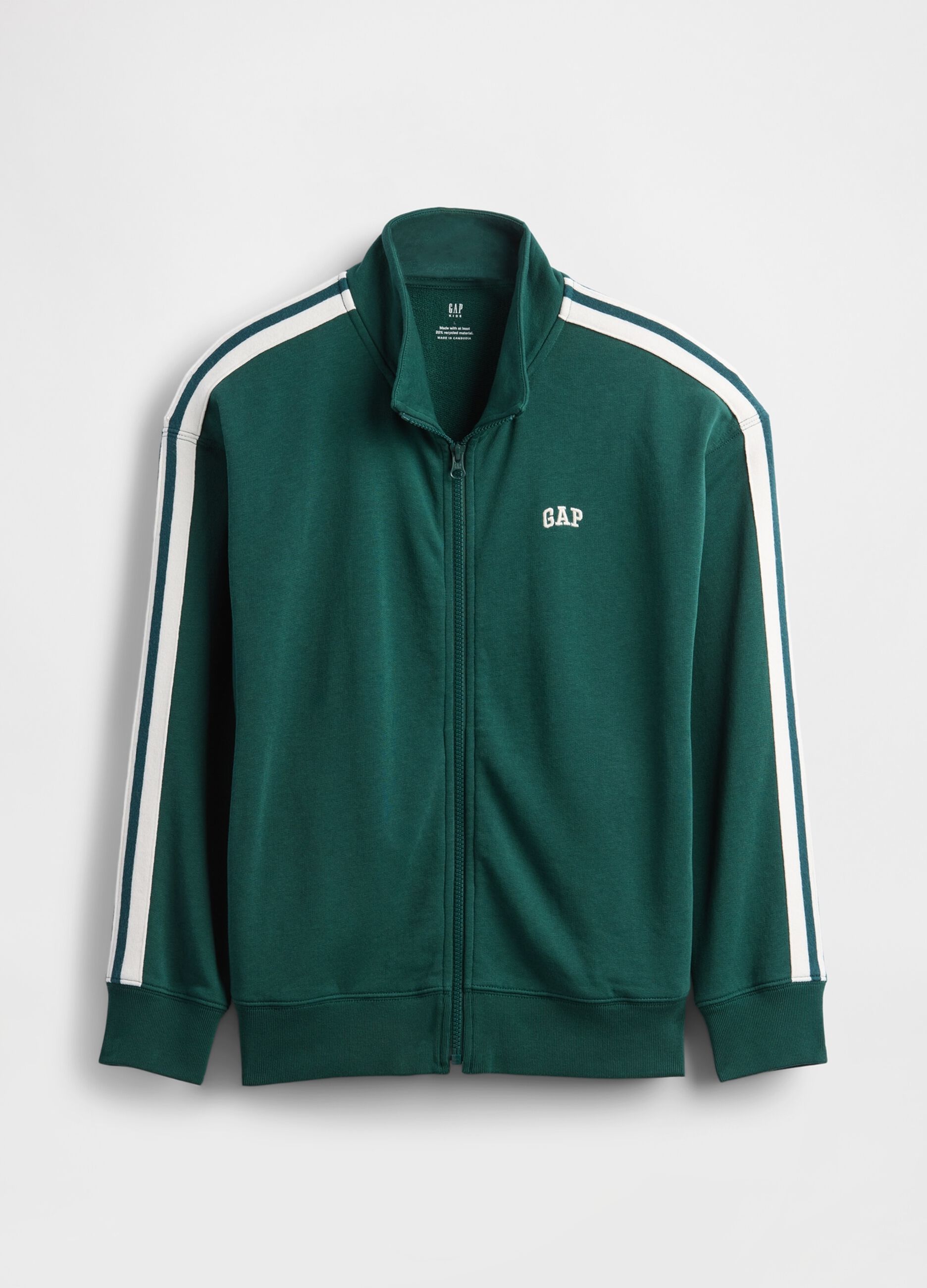 Green Cotton Blend Sweatshirt