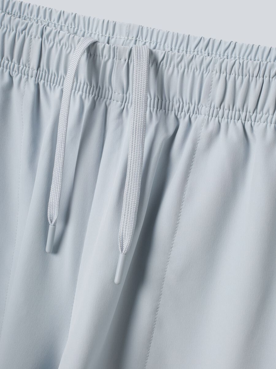Shorts sportivo grigio in tessuto elasticizzato ALTAVIA COURT_6
