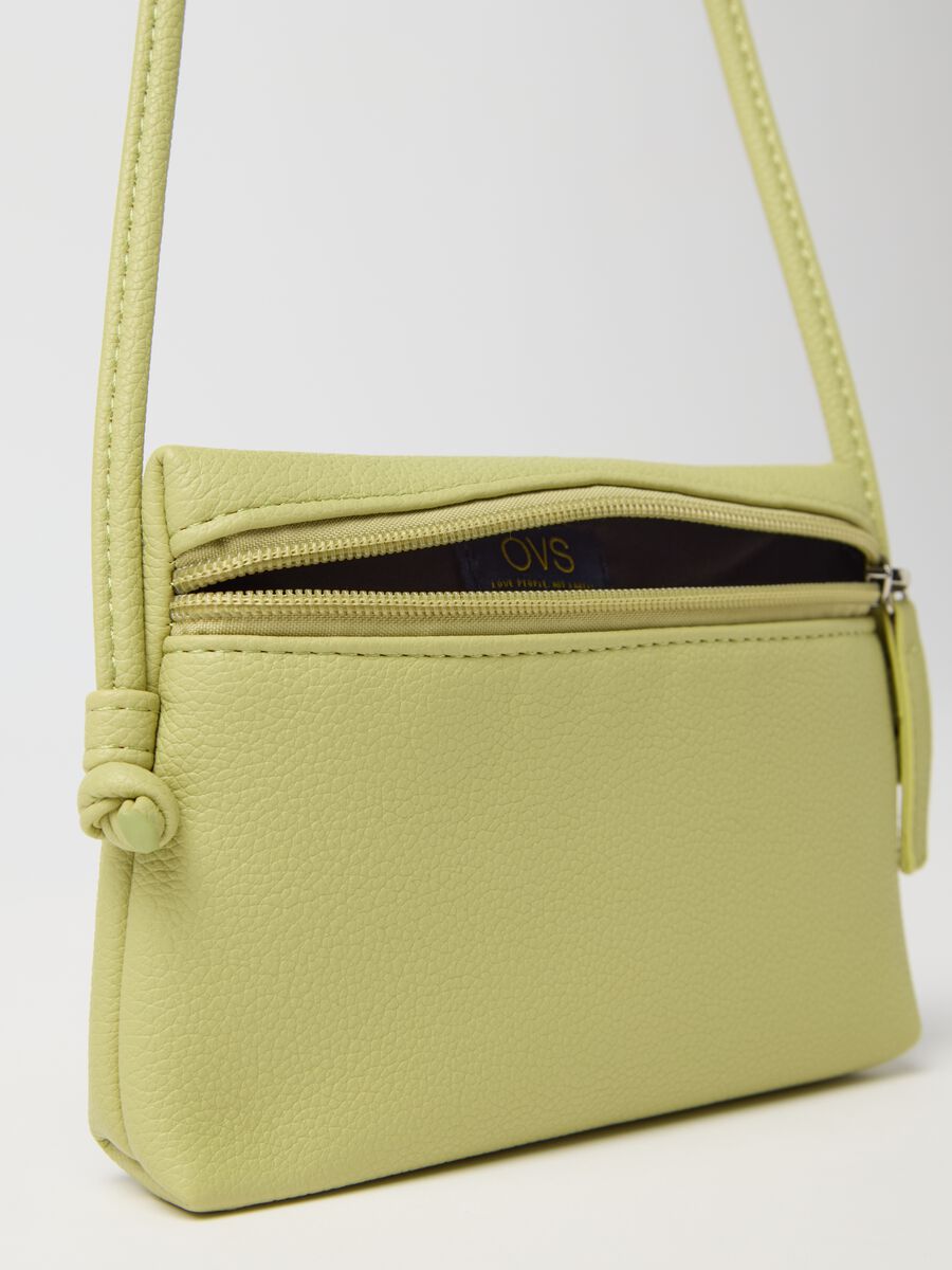 Green clutch bag with zip_2