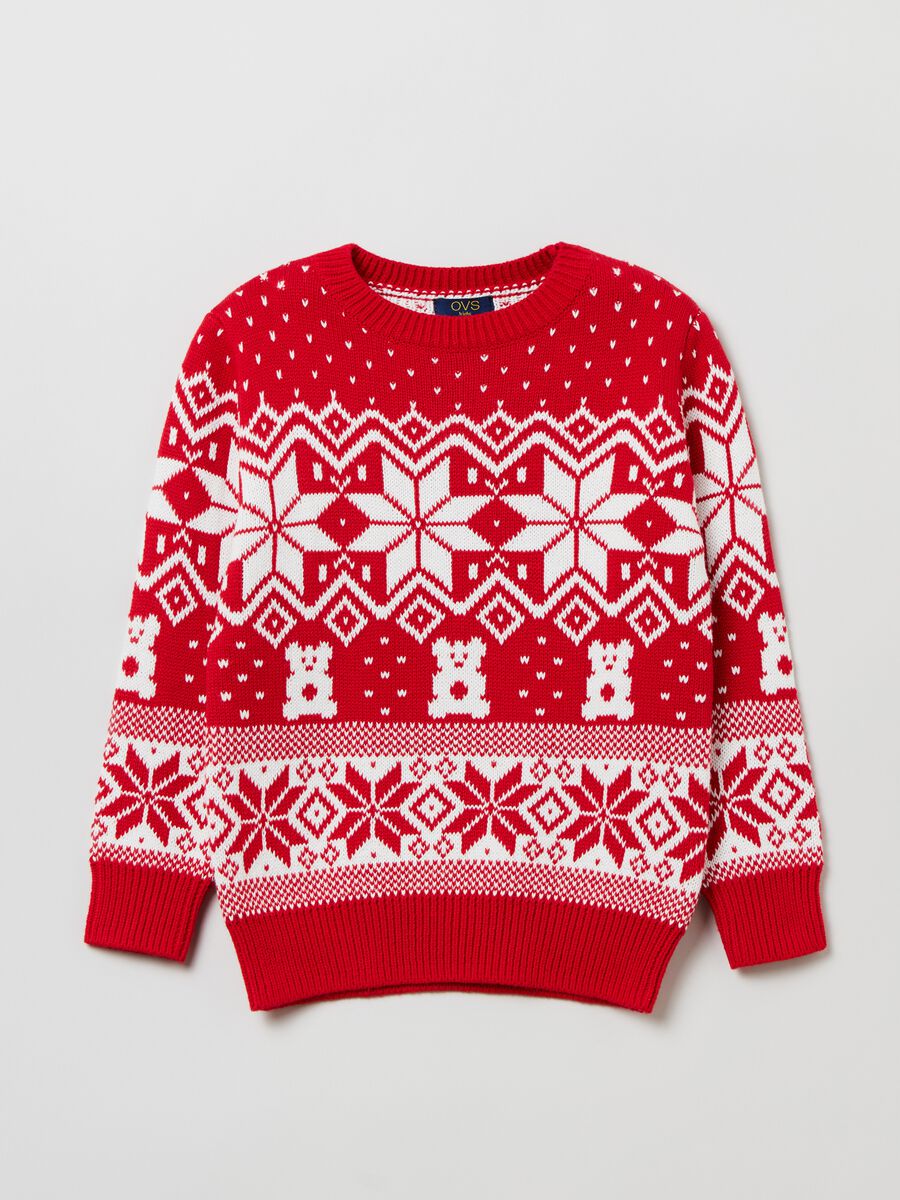 Pullover con lavorazione Fair Isle_0