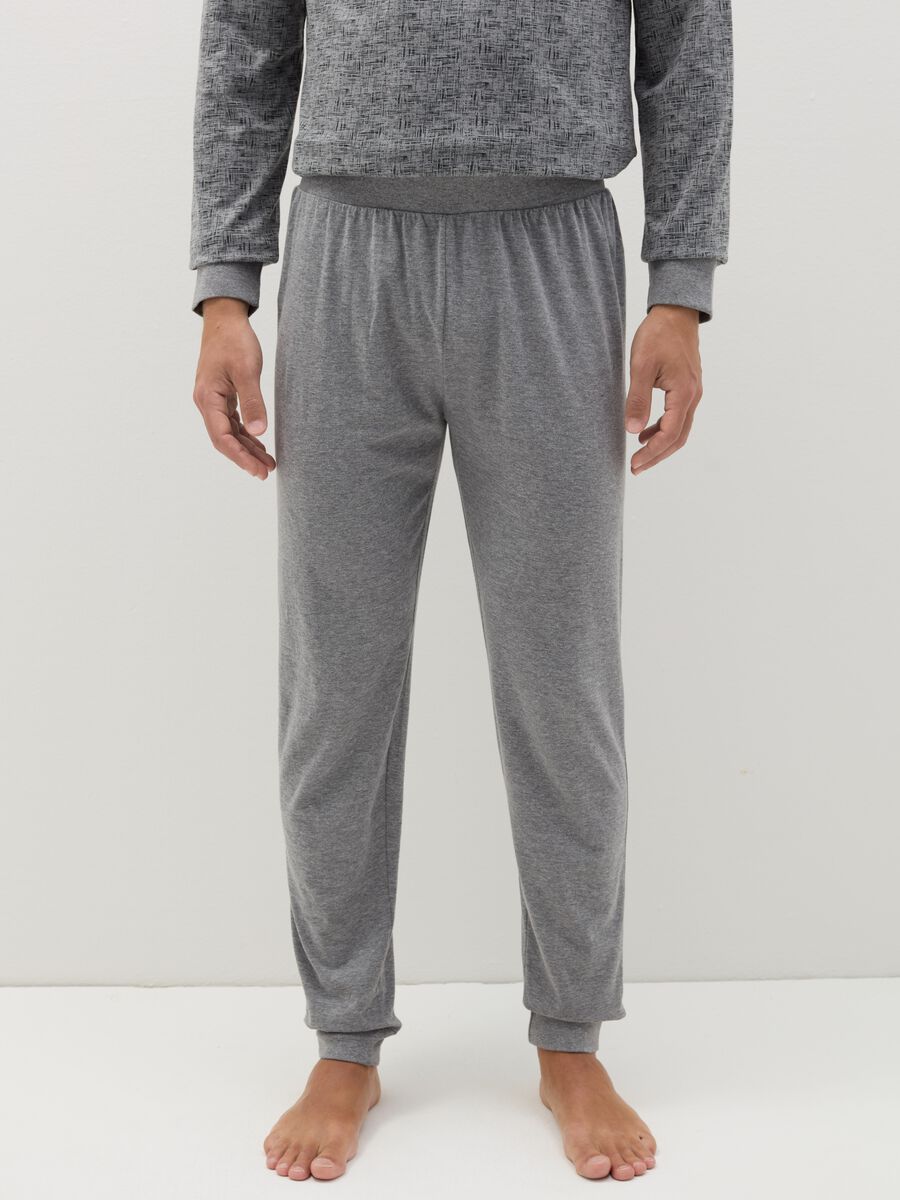 Cotton pyjamas with print_3