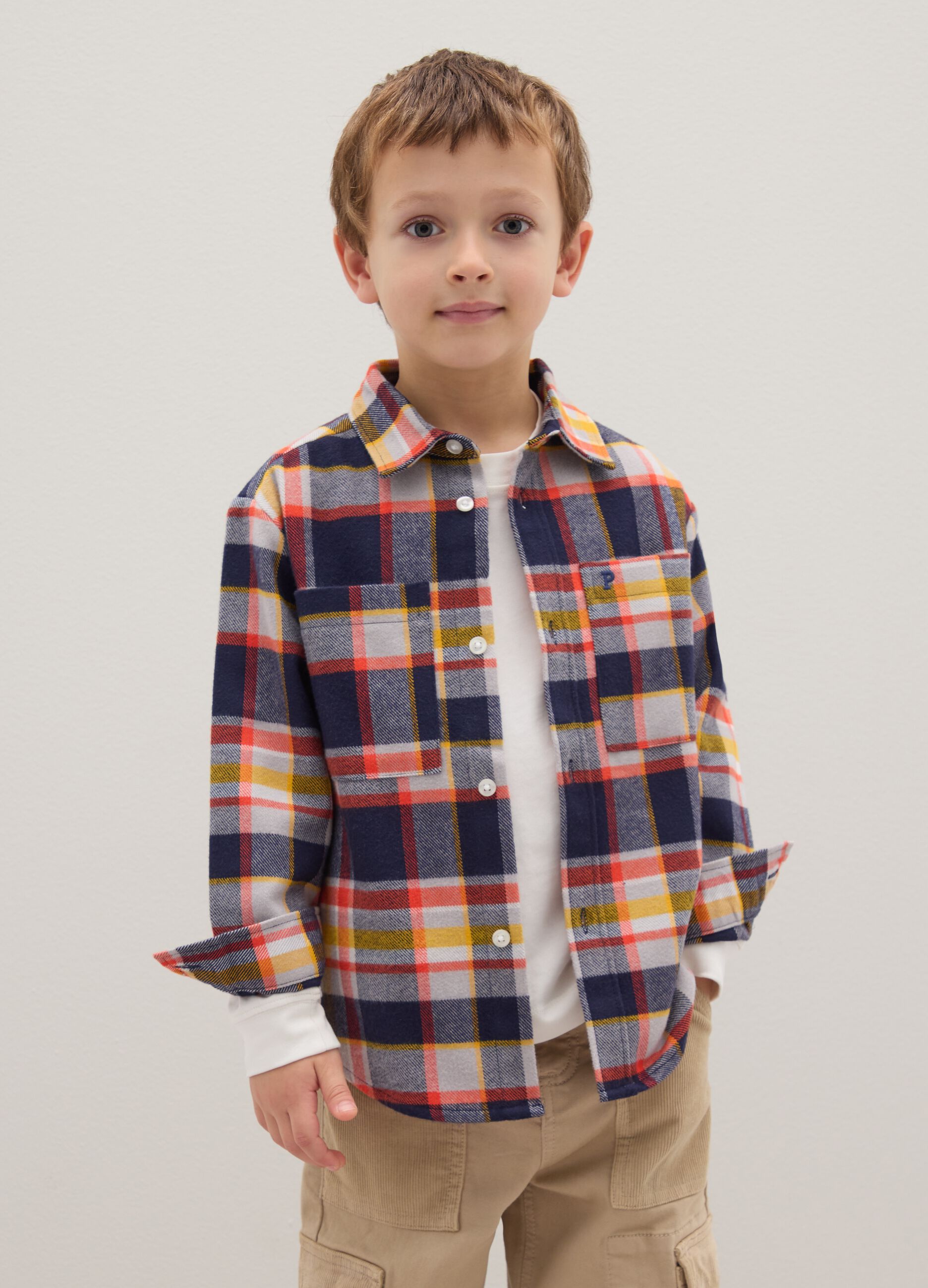 Long-sleeve Multicolour Shirt