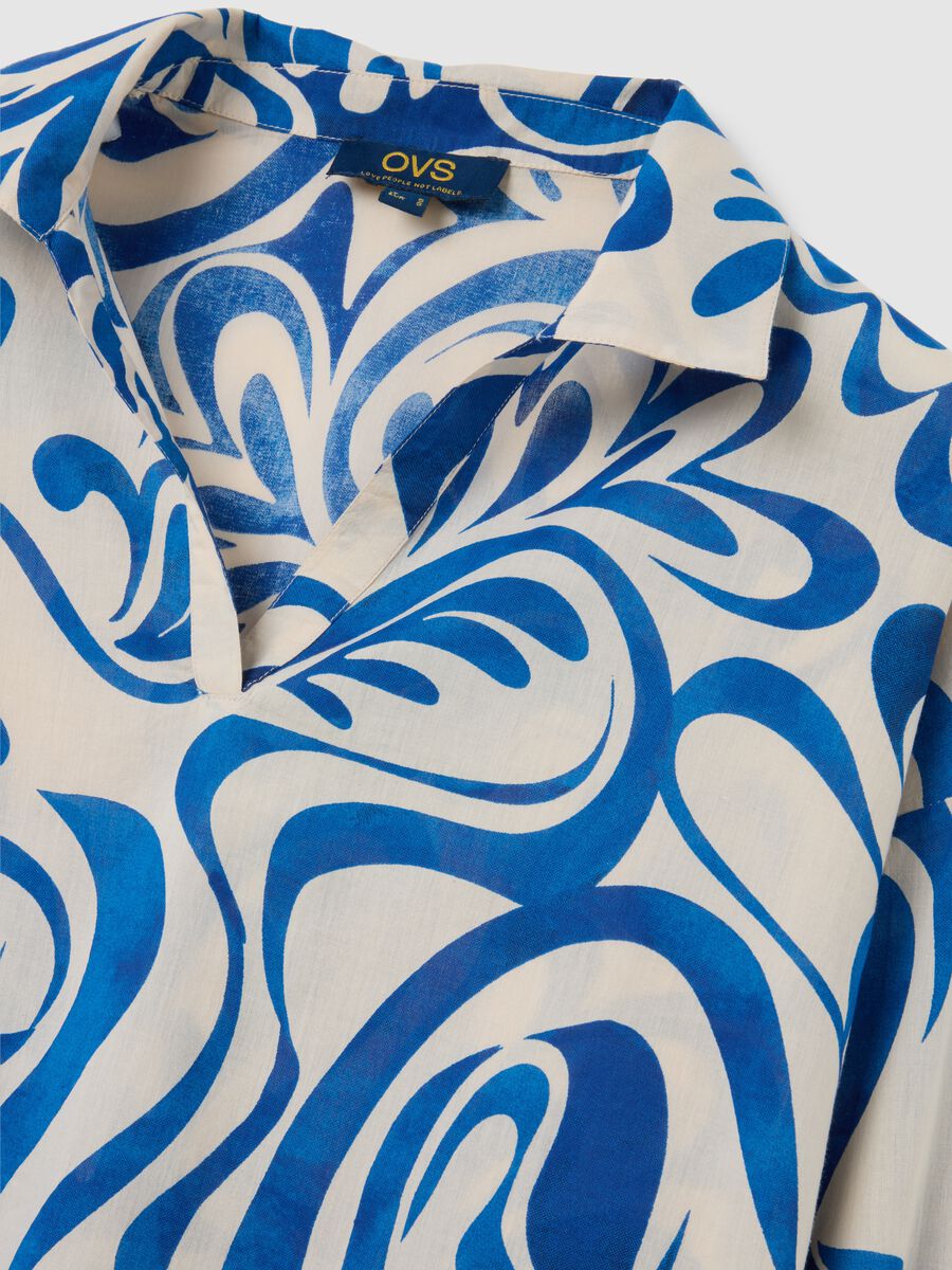 Ladies' ensemble in pure cotton multicolour regular fit_5