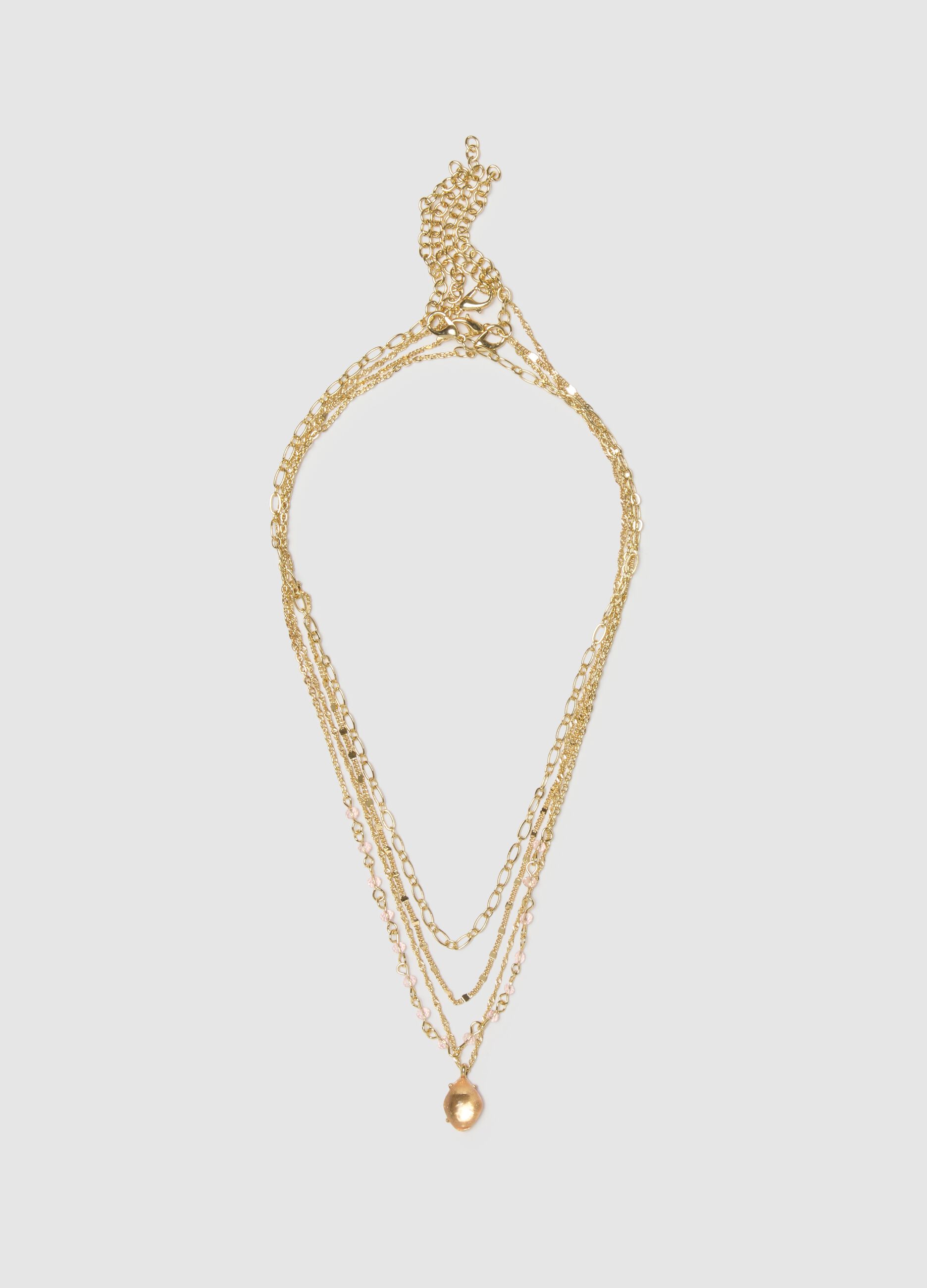 Gold-plated Steel Necklace