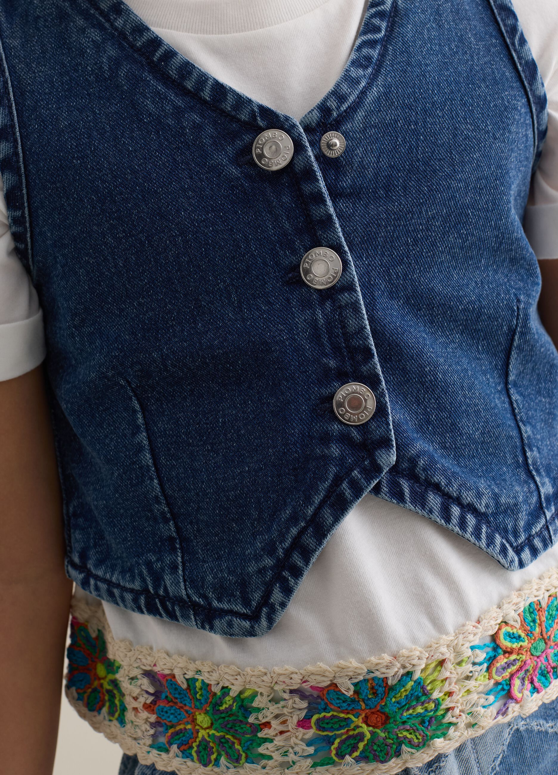 Gilet in denim 