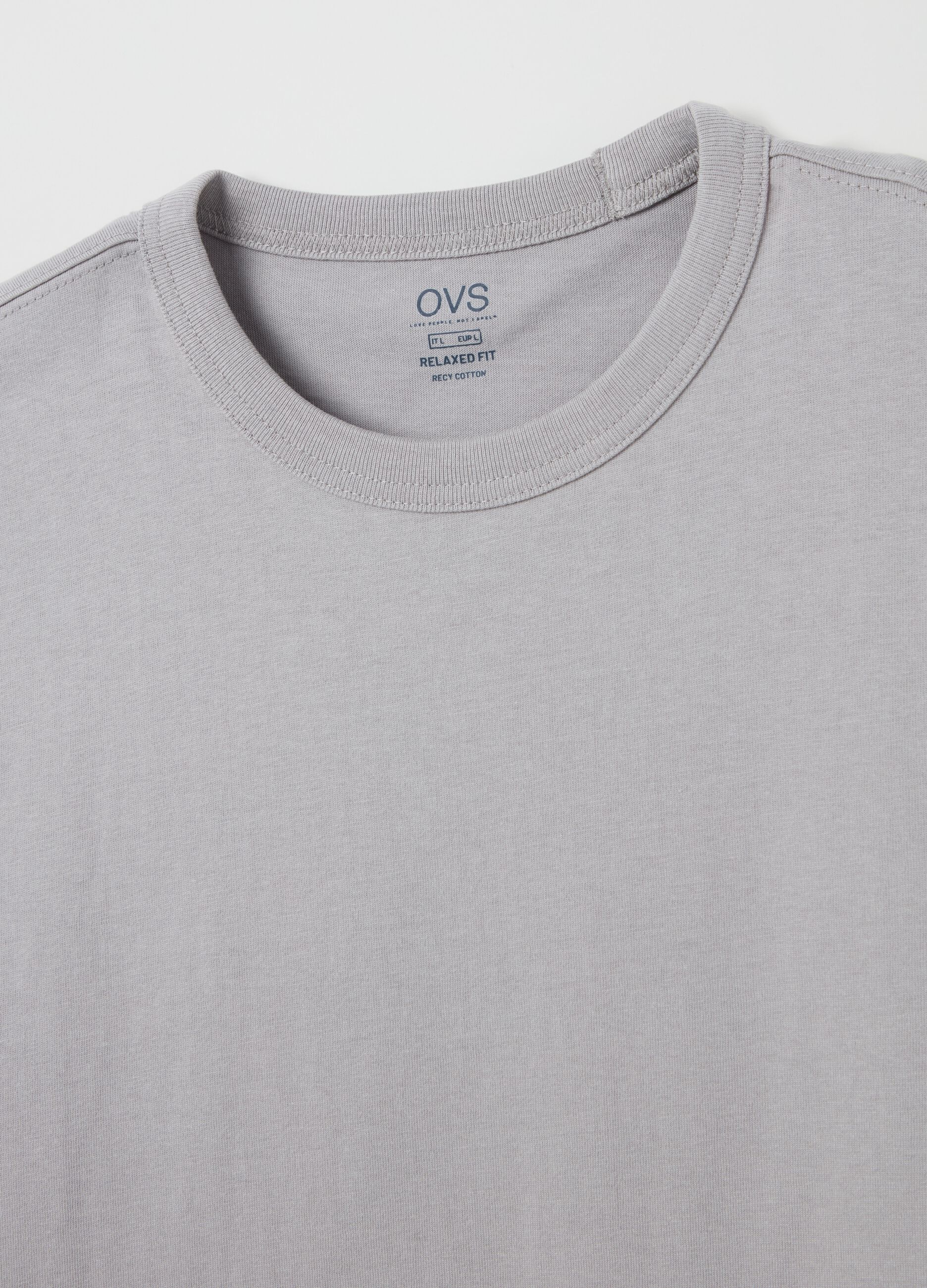Relaxed-fit T-shirt with round neck