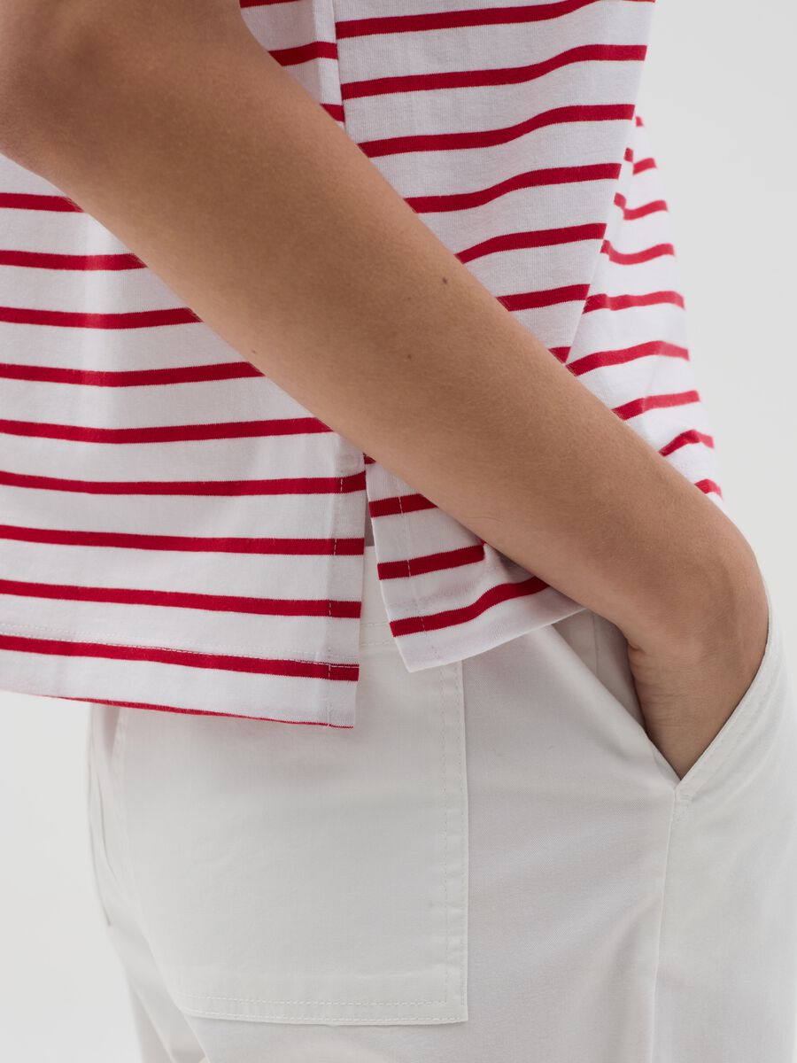 Striped cotton T-shirt_2
