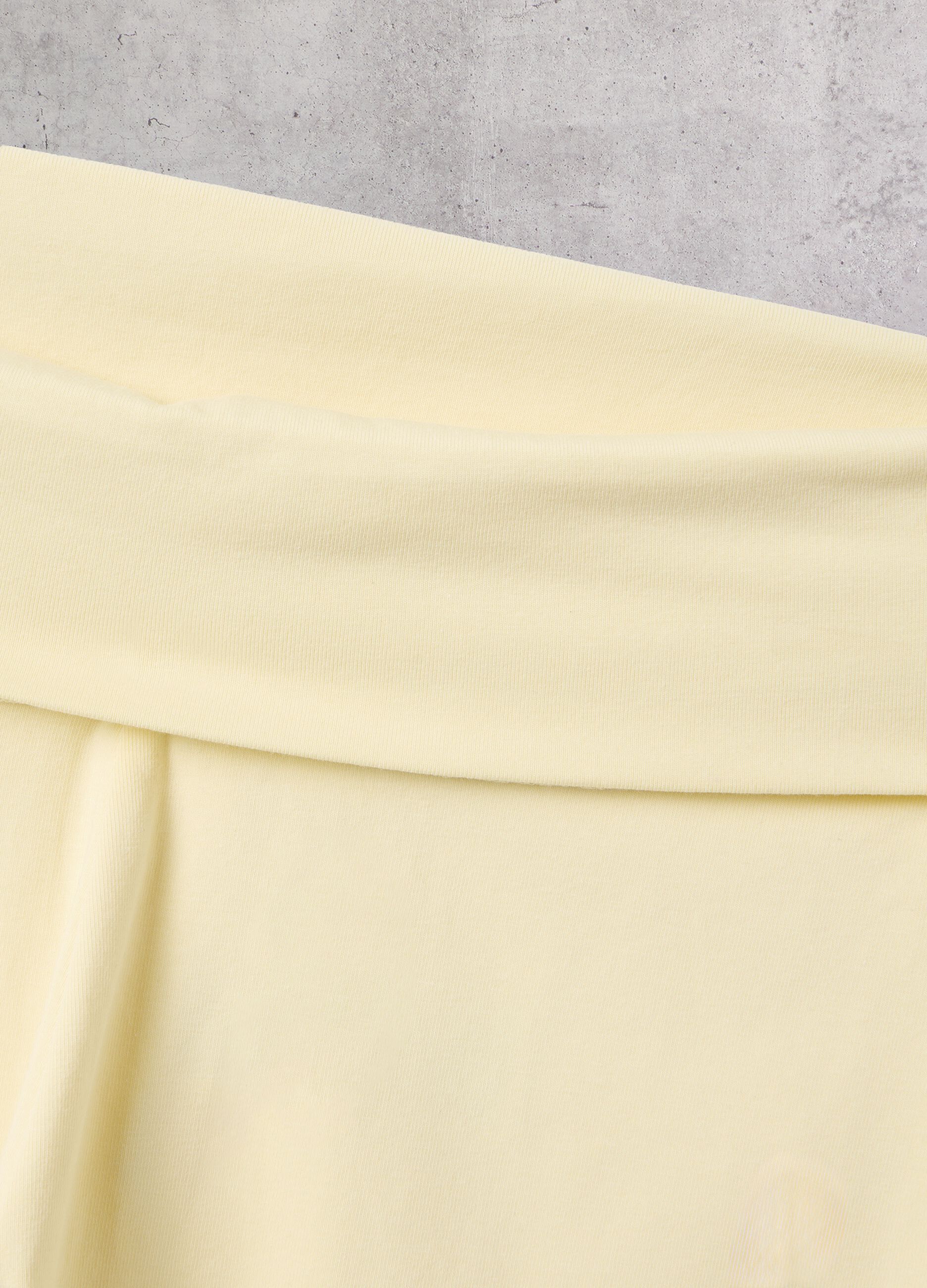 Pastel Yellow Yoga Shorts