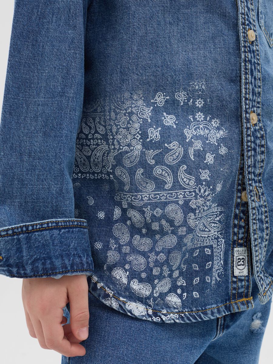Acid wash denim shirt_2