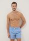 Blue swim shorts with elasticated waist_0