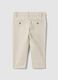 Pantaloni chino in puro cotone a righe multicolor da bimbo regular fit_1