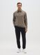 Green cotton blend polo regular fit_1