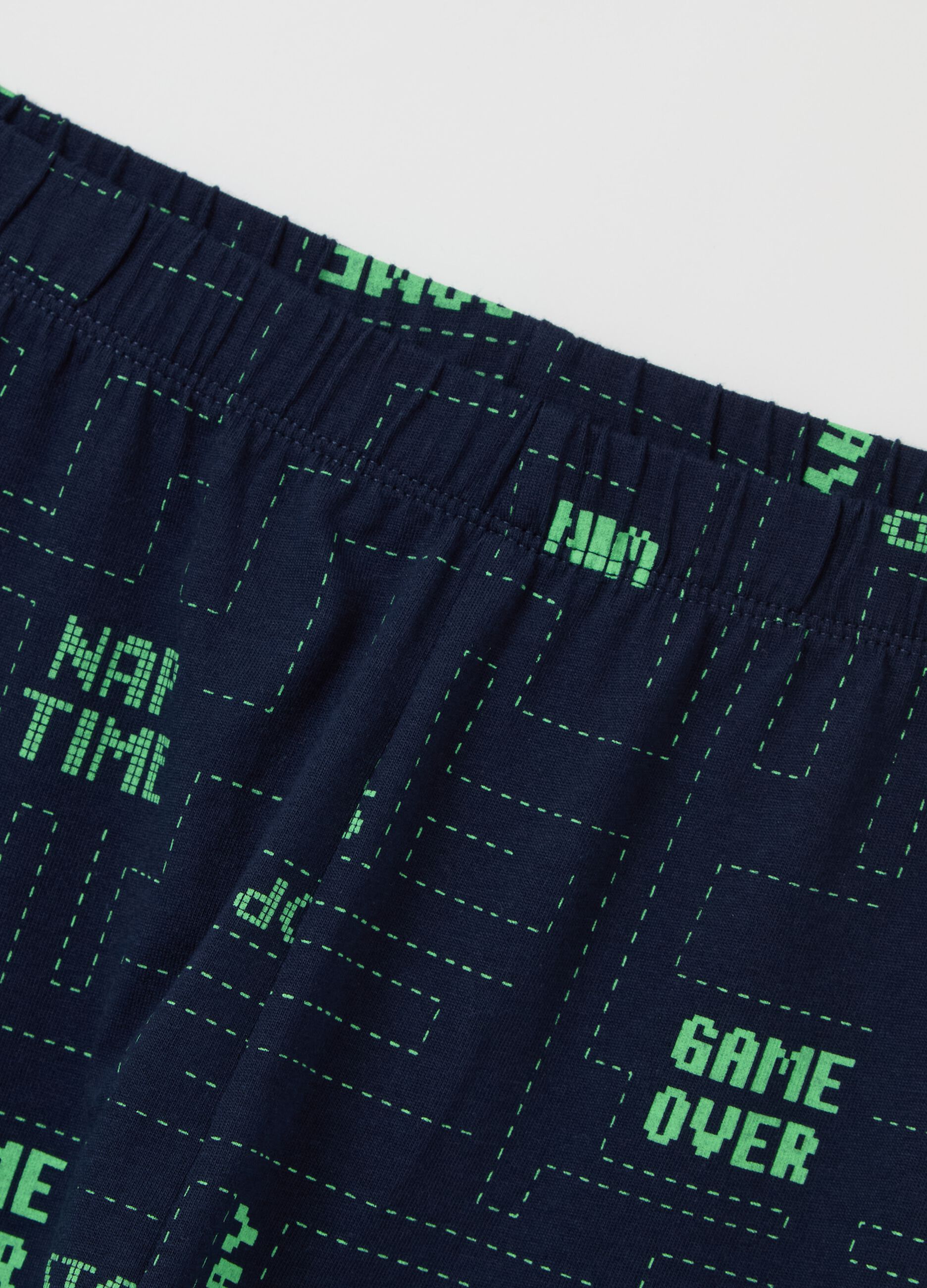 Long pyjamas with video game print