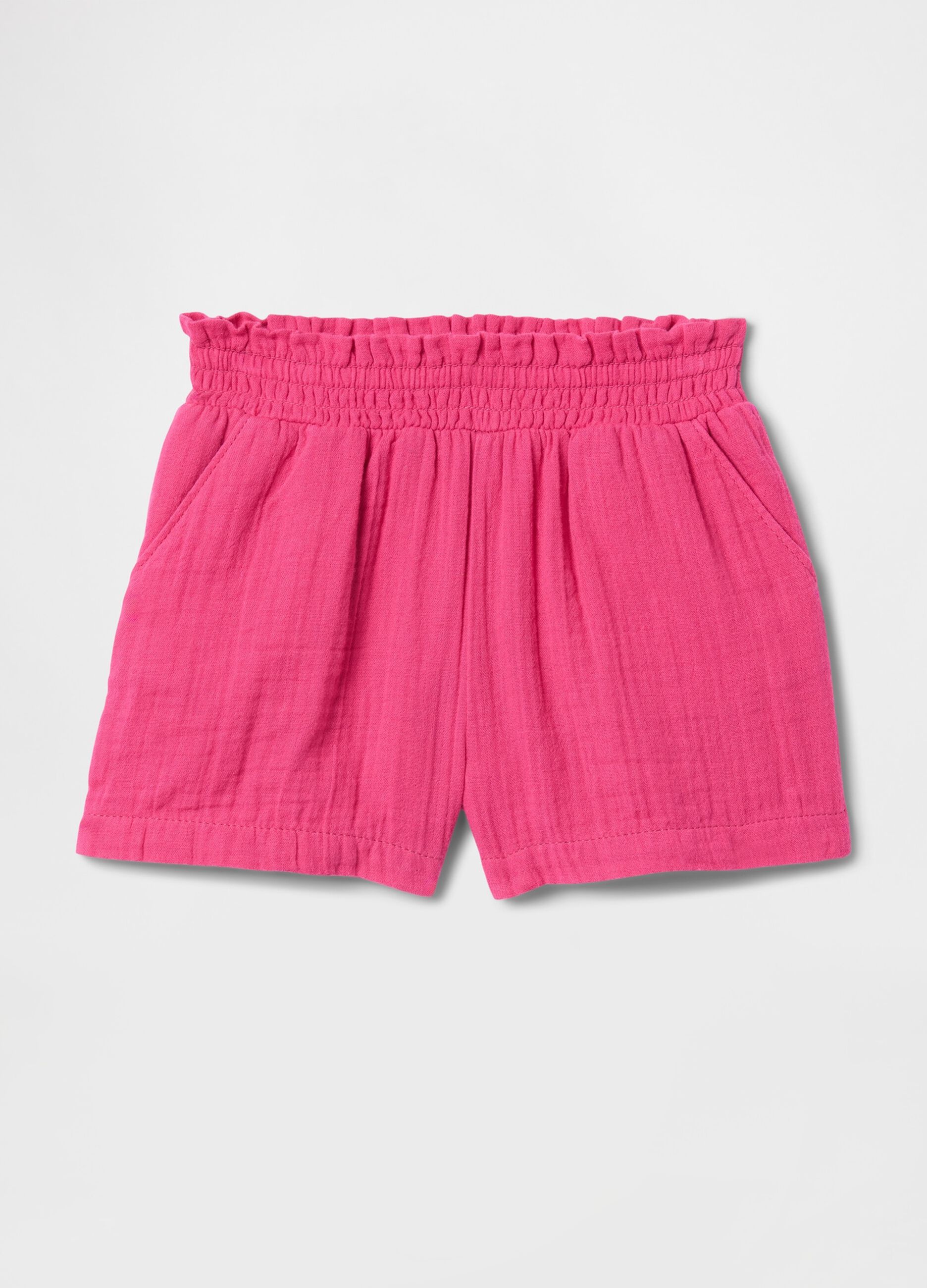 High-Waisted Pink Shorts