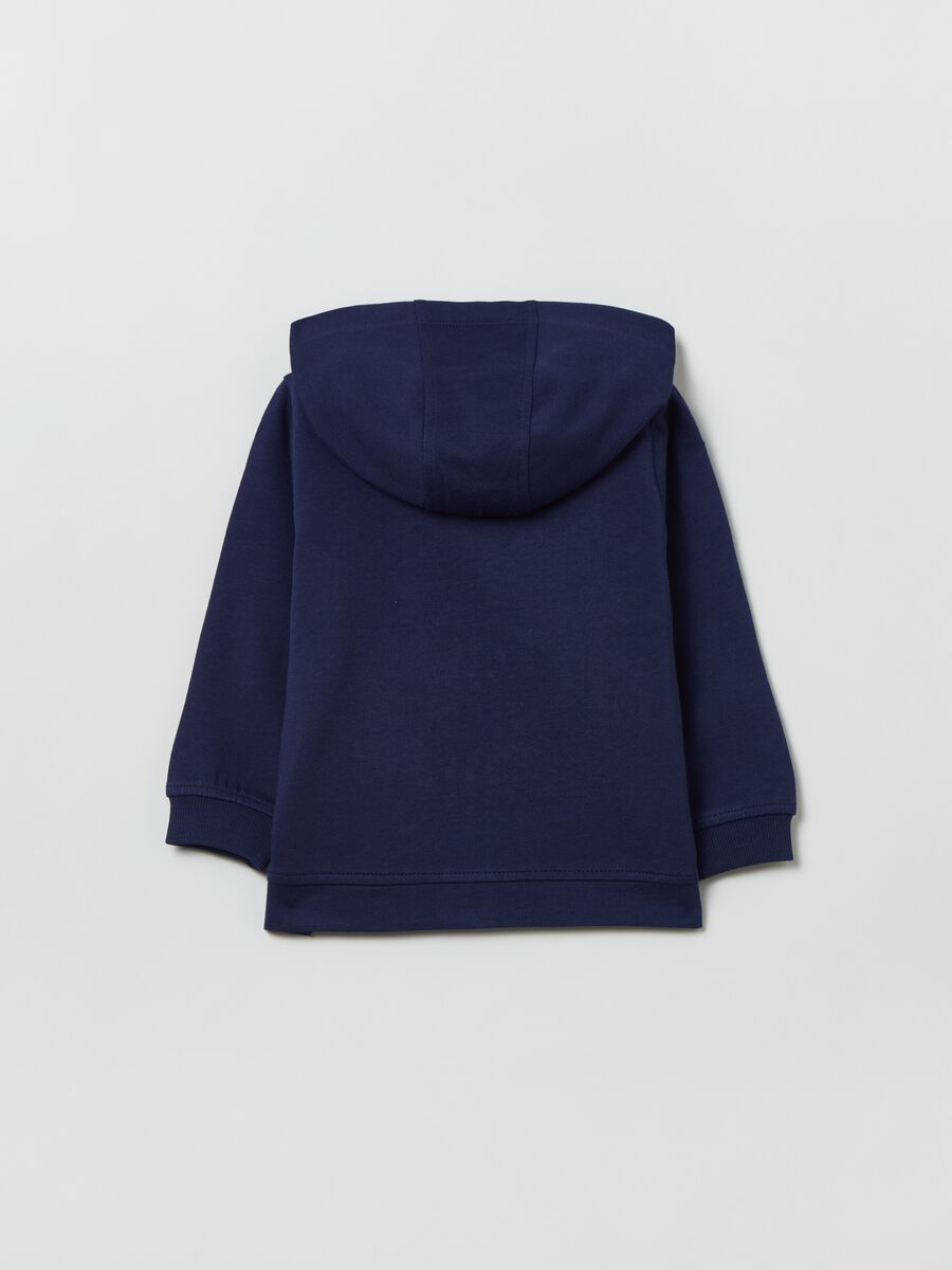 Full-zip in French Terry con cappuccio_1