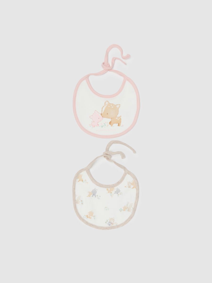 Bipack bavette da neonata in puro cotone multicolor_0