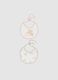 Two-pack baby bibs in pure multicolour cotton_0
