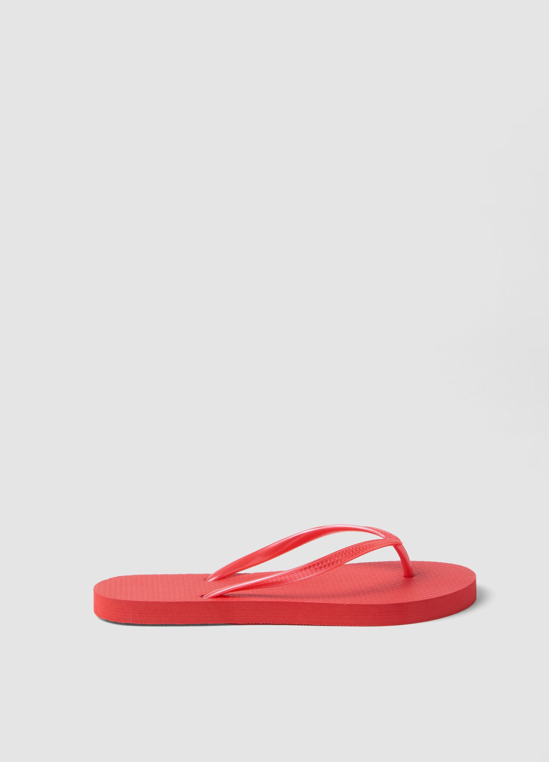 Classic red flip-flops