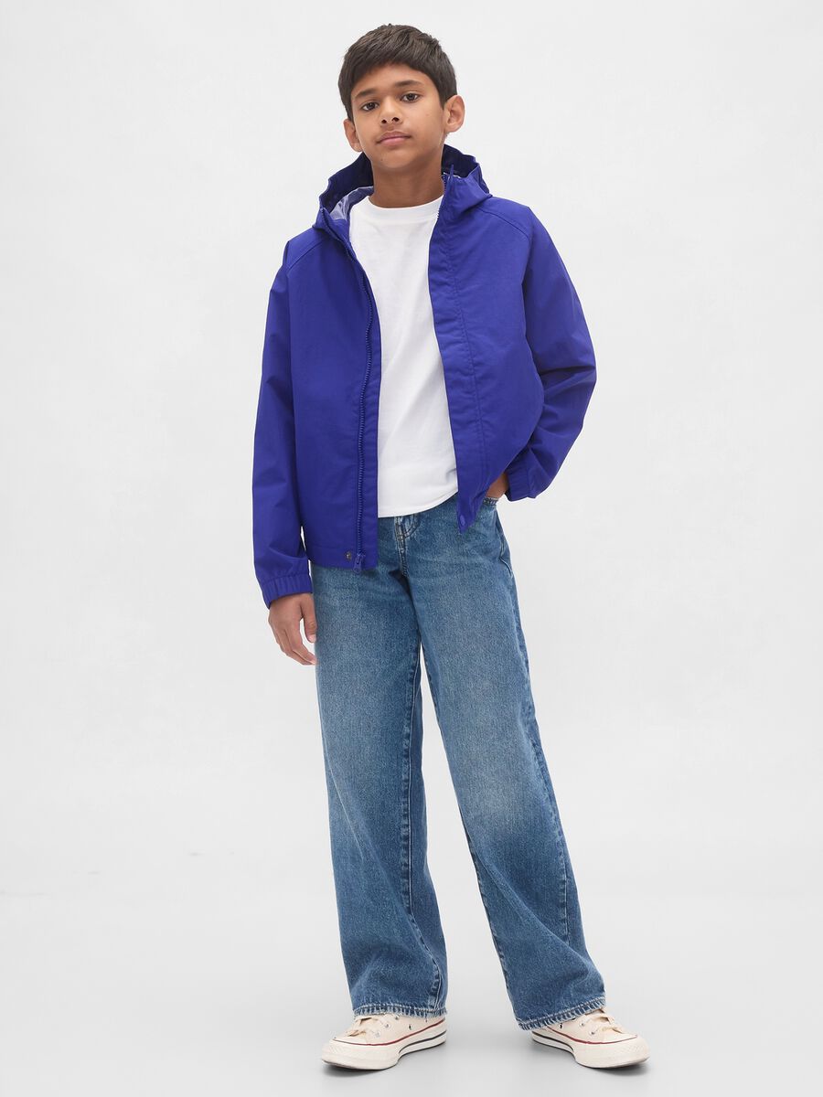 Giacca leggera blu per bambino_1