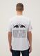 Short sleeve pure cotton white regular fit Red Bulls T-shirt_2