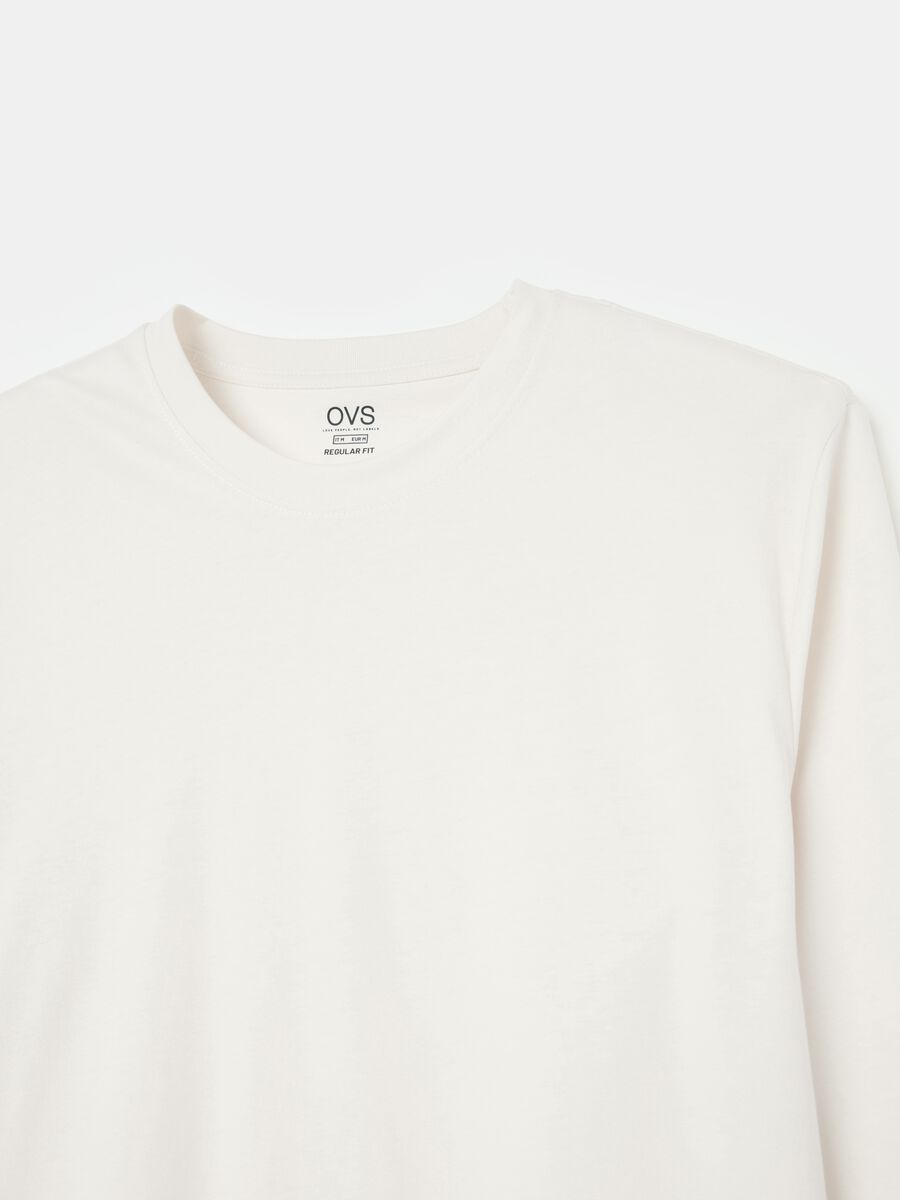 T-shirt girocollo a maniche lunghe_5