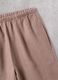 100% Linen Wide-Leg Trousers in Mocha_7